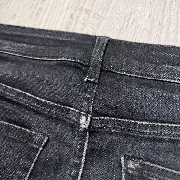 R13 Biker Boy Jeans SIZE 29 WAIST 32 x 26 Stardust Black Distressed Soft Denim - Picture 6 of 15